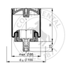 SK 37-8 P02 G1/8 | Ilchr&iacute;ochach ContiTech Muinchille Cine&aacute;l Muinchille Actuator Aeir