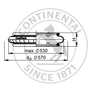 FS 1330-11 CI | Continental ContiTech enojni zračni pogon