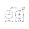 SK 19-4 G1/8 | Continental ContiTech sleeve type luftaktuator