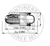 FS 330-14 CI G1/4 | Continental ContiTech Actuator Aeris Unius Convolutionis
