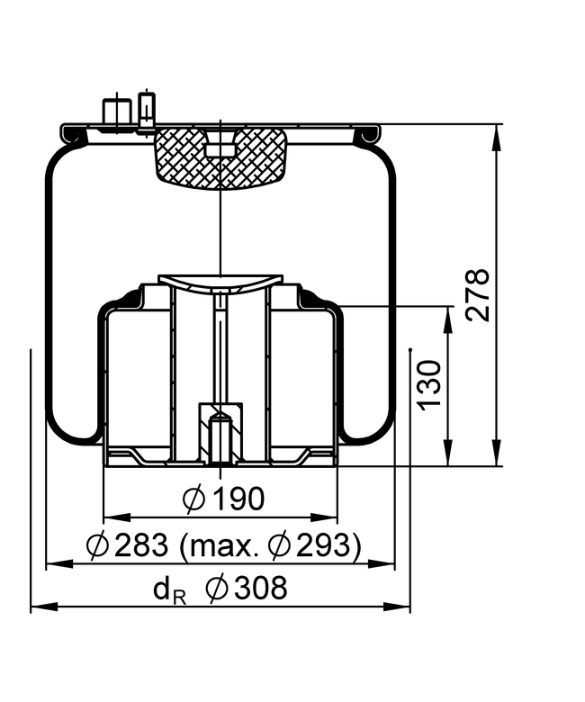 4884N1P07 | Muelle neum&aacute;tico ContiTech para cami&oacute;n MAN TGA ALV 13/6.5