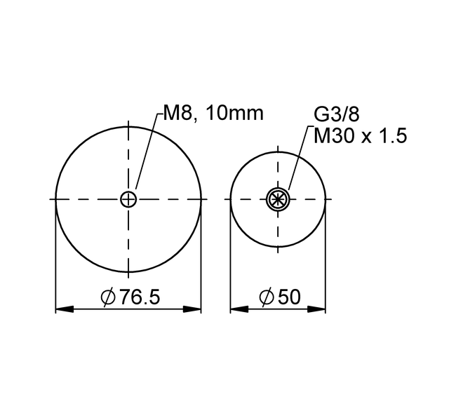 SZ 35-11 G3/8 | Continental ContiTech &aelig;rmetype luftaktuator
