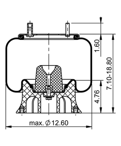 9 10-14 P 345 | ContiTech Ressort pneumatique