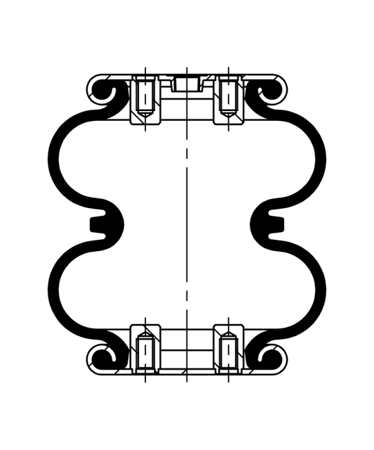 FD 70-13 918 | Continental ContiTech Attuatore pneumatico a doppia convoluzione