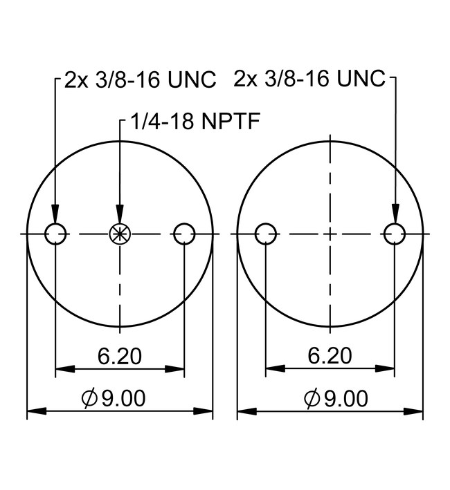 FD 330-30 323 | Continental ContiTech Doppelfalten-Luftfeder