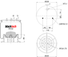 RML 79722 CP2 | Blacktech Air Spring για φορτηγό της σειράς Scania P, G, R, T