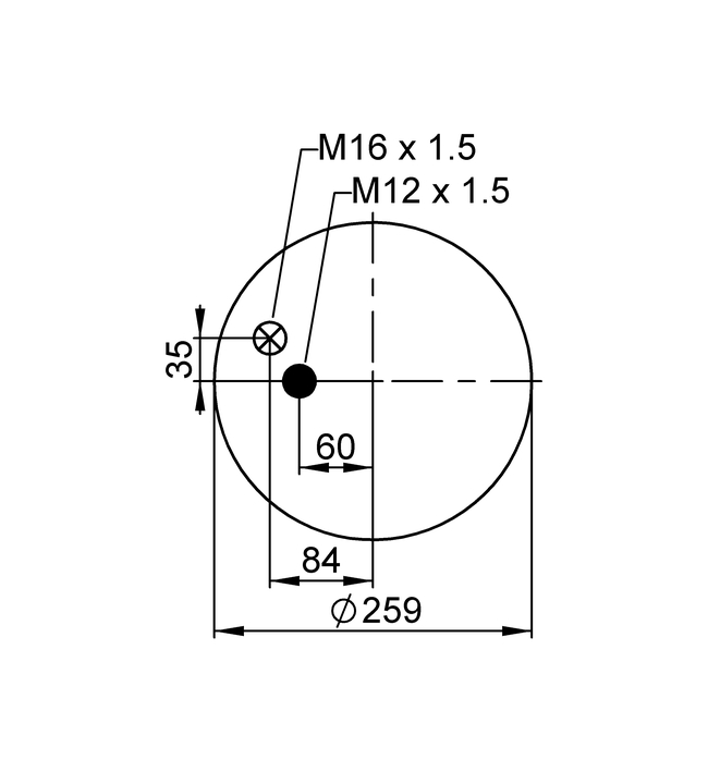 4884 N1 P01, No. OE 881.43601.0152 | ContiTech Air Spring untuk Trak MAN TGA