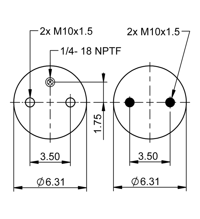 FD 200-19A 730, OE លេខ DZ97259440204 | ContiTech Air Spring សម្រាប់ Shacman Truck