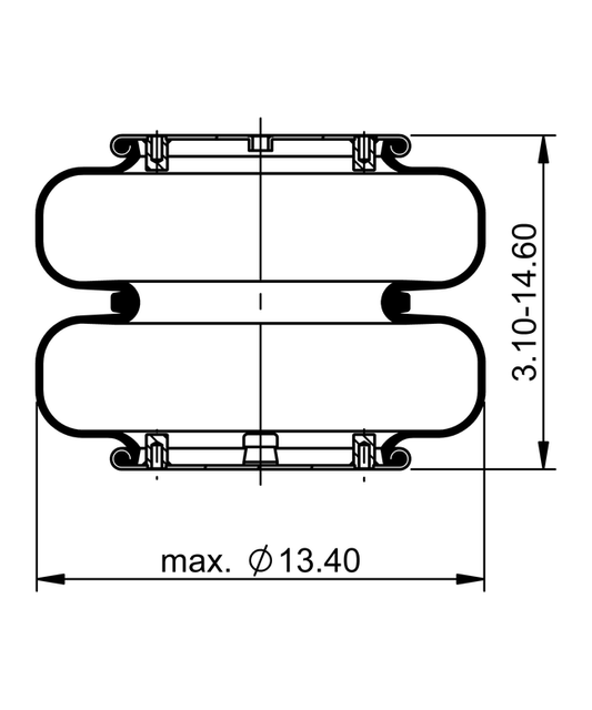FD 330-30 323 | Continental ContiTech &Ccedil;ift Evrişimli K&ouml;r&uuml;k