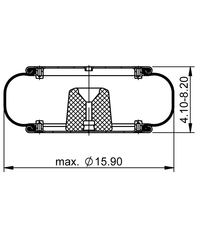 FS 530-14 447, የእሳት ድንጋይ W01-358-7105 ይተካዋል | ኮንቲቴክ የአየር ጸደይ