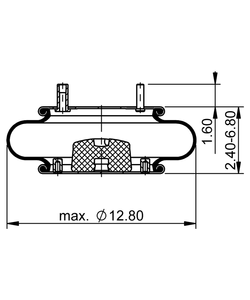 FS 330-11 467, заменяет Firestone W01-358-6994 | Пневматическая пружина ContiTech